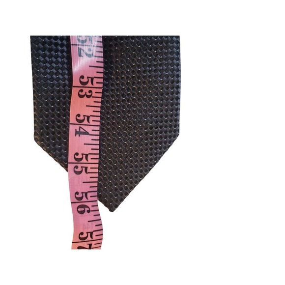 Donald J Trump Signature Collection Mens Tie Designer Luxury Black Silver Power - Picture 10 of 12
